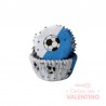 Pirotines N°8 Futbol - Celeste - 25u. Convida