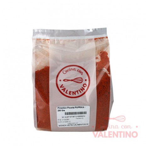 Pimenton Picante PAPRIKA - 250 Grs.