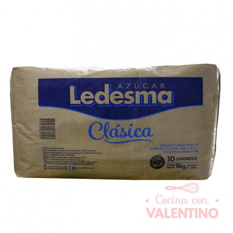 Azucar Comun Tipo A 1Kg Ledesma - Pack 10 Un.