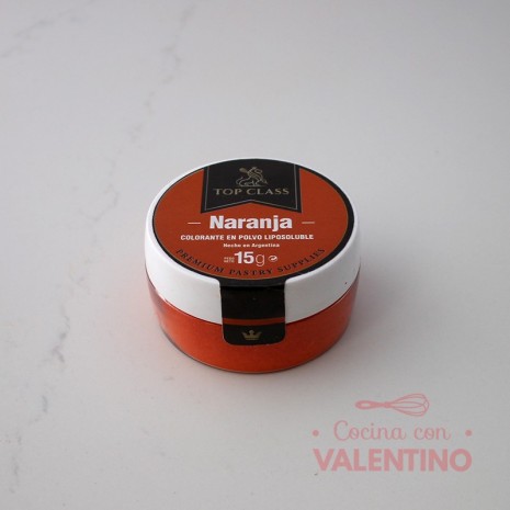 Colorante Polvo Liposoluble Top Class Naranja - 15 Grs