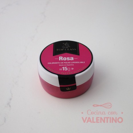 Colorante Polvo Liposoluble Top Class Rosa - 15 Grs