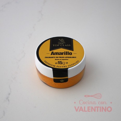 Colorante Polvo Liposoluble Top Class Amarillo - 15 Grs