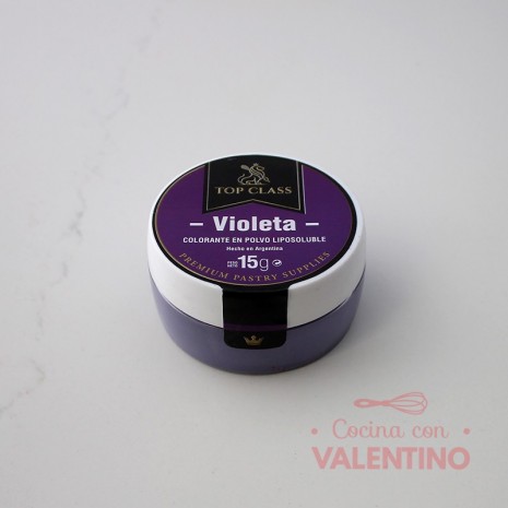 Colorante Polvo Liposoluble Top Class Violeta - 15 Grs