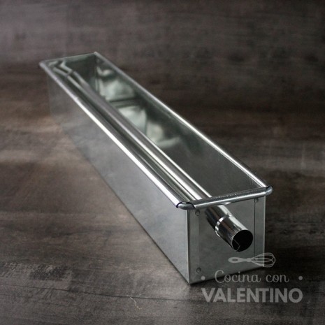 Molde Budin Cooper Hojalata con tubo central - 26x10x9cm