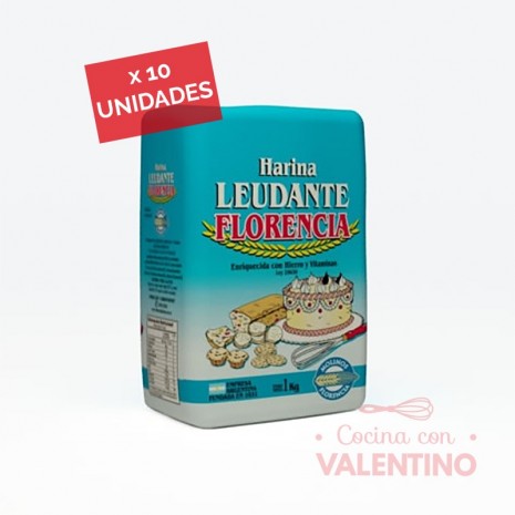 Harina Leudante Florencia - 1Kg - Pack 10 Un.