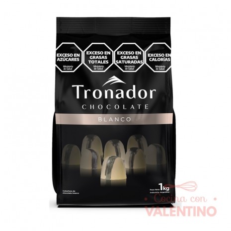 Chocolate Cobertura Blanco Tronador - 1Kg