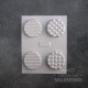 Placa Plastichok Oreo con Diseño 1377A