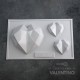 Placa Plastichok Corazones Diamantados x3 1867C