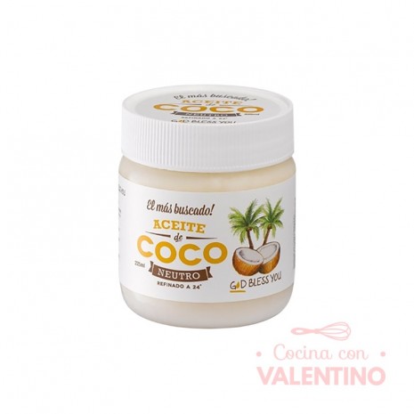 Aceite de Coco God Bless You Neutro - 225 Grs