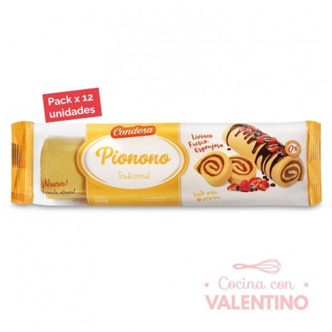 Pionono Dulce Condesa - 150Grs - Pack 12 Un.