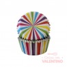 Pirotines N°10 Full Color - Rayados - 25u. Convida