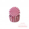 Pirotines N°8 Rayado - Fucsia - 25u. Convida
