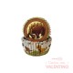 Pirotines N°8 Dinosaurio - Marron - 25u. Convida