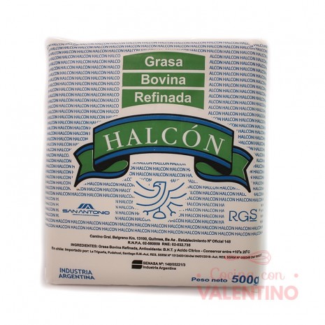 Grasa Vacuna Halcon - 500 Grs