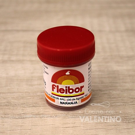 Colorante en Pasta Fleibor Naranja - 15Grs