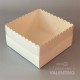 Caja Cartulina Tortas/ Tartas Tapa PVC 20x20x11cm