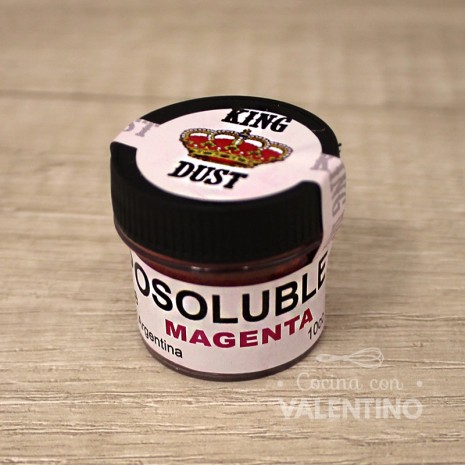 Colorante Polvo Liposoluble King Dust Magenta - 4 Grs