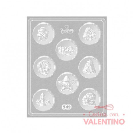 Placa Parpen Oreos Bañadas Navideñas II P549