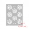 Placa Parpen Oreos Bañadas Navideñas II P549