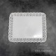 Bandeja Blonda Plastica Rectangular 1Kg - 24x18