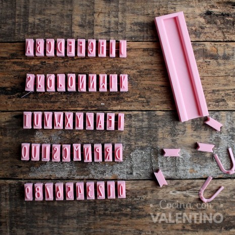 Sello DeliPrint Abecedario y Numero Regla Sweet