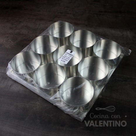 Set Mini Torta Redondo Cairo - 8 Cm x 9 Un