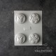 Placa Plastichok Flores x4 1378A