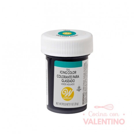 Colorante Gel Wilton - Verde Azulado - 28 Grs.