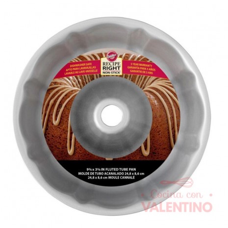 Molde Wilton Savarin Tubo Acanalado - 25 Cm