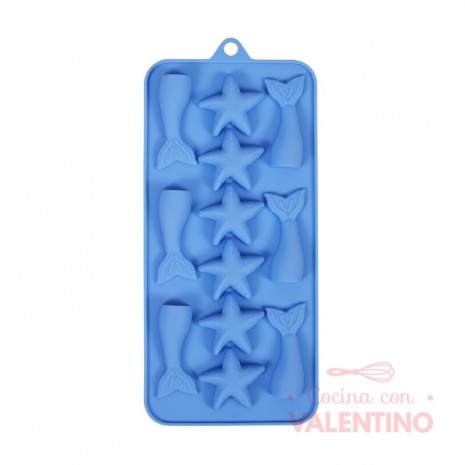 Molde Silicona Bombon Wilton Sirenita