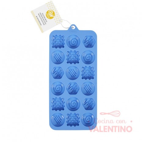 Molde Silicona Bombon Wilton Trufas