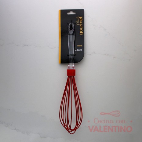 Batidor de Silicona Mango Acrilico - 25cm