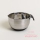 Bowl Acero Base y Asa de Silicona - 20 Cm - 2 Lt