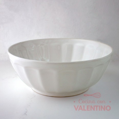 Bowl Ceramica Facetado - 23 cm