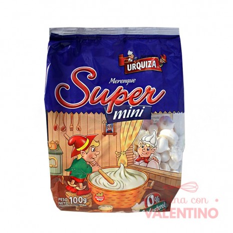 Merengue Supermini Blanco - 100Grs