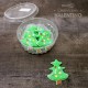 Adorno Azucar Pino Navideño 6u