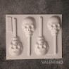 Placa Plastichok Chupetines Calaveras x4 1278A