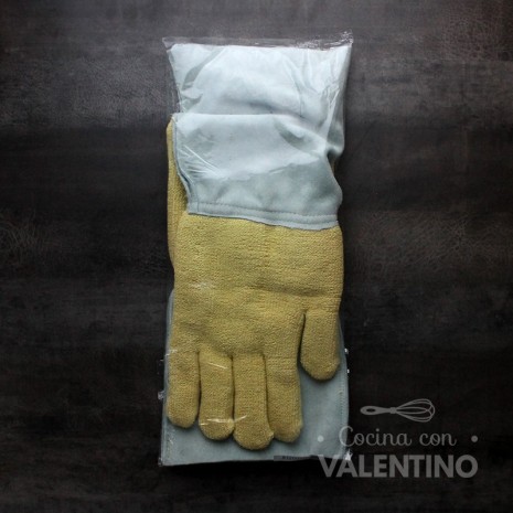 Guante Kevlar Puño de Cuero - 2 Un