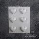 Placa Plastichok Corazones x6 479A