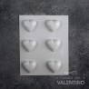 Placa Plastichok Corazones x6 479A