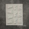 Placa Plastichok Piecitos x10 514A