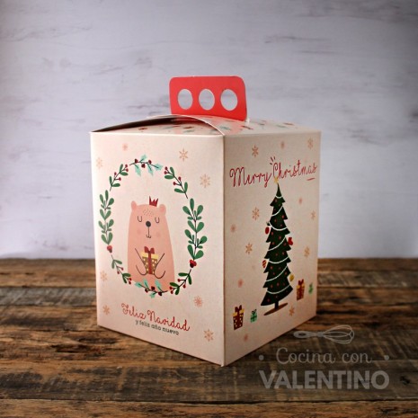 Caja Pan Dulce Oso Rosa - 1/2kg