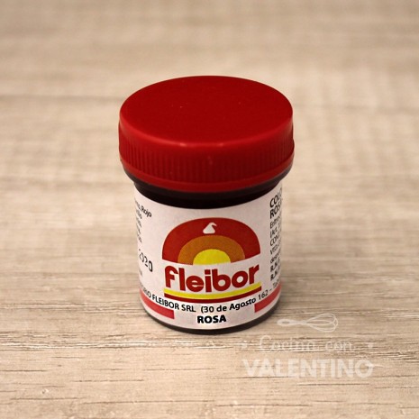 Colorante Pasta Fleibor Rosa - 15 Grs