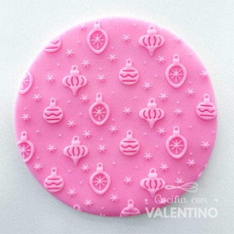 Sello Ruphas Bolas Navideñas Clasicas Textura S568