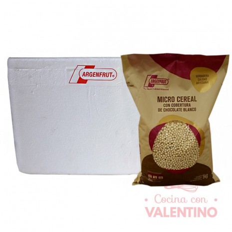 Micro Cereal con Chocolate Blanco - 1Kg - Pack 5 Un.
