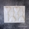Placa Plastichok Chupetin Corazon x4 1227A