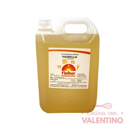 Esencia de Vainilla Fleibor Sin Color - 2Lt