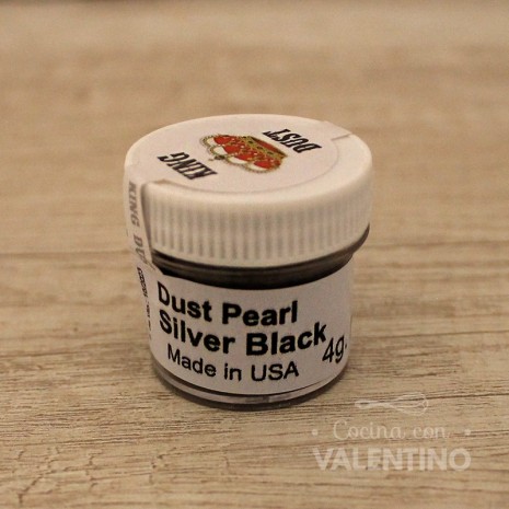 Colorante en Polvo dust pearl silver black - 4Grs
