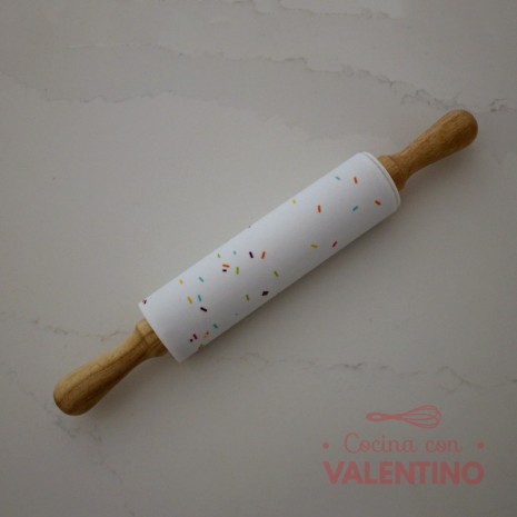 Palo Amasar Antiadherente Modelo Confetti
