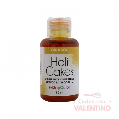 Colorante Para Aerografo Holi Cakes Girasol - 60cc